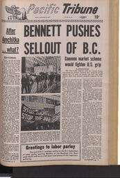   The Pacific Tribune - Friday, November 12, 1971   , page 1