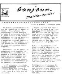   BONJOUR MAILLARDVILLE, 1989   , page 1