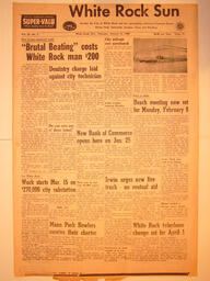 The White Rock Sun, January 21, 1960 (Page 1)