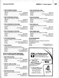   ANNUAIRE - FFCB, 2016   , page 109