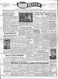 Saanich Peninsula And Gulf Islands Review Wed, February 29, 1956 (Page 1)