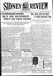 Sidney And Islands Review Fri, July 24, 1914 (Page 1)