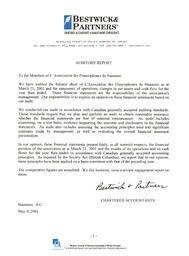   ÉTATS FINANCIERS - EN, 2001   , page 3