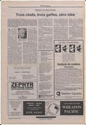 Le Soleil de Colombie, December 11, 1992, page 19