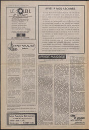 Le Soleil de Vancouver, October 19, 1973, page 2