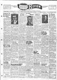 Saanich Peninsula And Gulf Islands Review Wed, April 9, 1952 (Page 1)