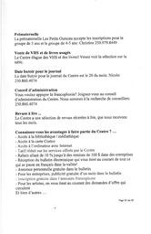   L'ANSE-AU-SABLE, 2009   , page 21