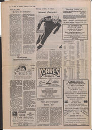 Le Soleil de Colombie, March 12, 1982, page 20