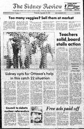 The Sidney Review Wed, September 15, 1982 (Page 1)