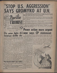   The Pacific Tribune - Friday, May 27, 1960   , page 1