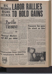   The Pacific Tribune - Friday, March 7, 1958   , page 1