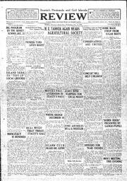 Saanich Peninsula And Gulf Islands Review Wed, December 13, 1933 (Page 1)
