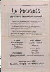 Le Soleil de Colombie-Britannique, September 16, 1994, page 12