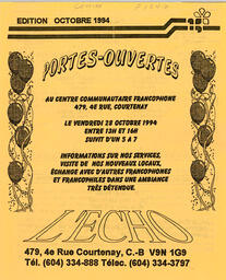   L'ÉCHO, 1994   , page 1