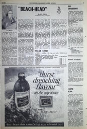   The Western Canadian Lumber Worker, Vol. XXXII, No. 10, 2nd Issue May 1965   , page 9