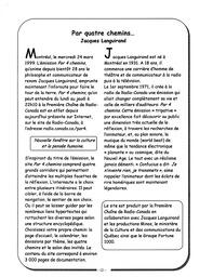   L'ANSE-AU-SABLE, 1999   , page 12