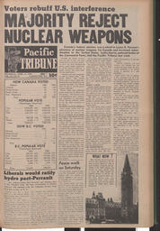   The Pacific Tribune - Thursday, April 11, 1963   , page 1
