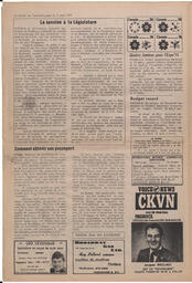 Le Soleil de Vancouver, March 6, 1970, page 6