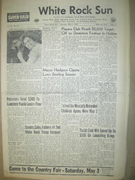 The White Rock Sun, May 01, 1958 (Page 1)