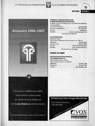   ANNUAIRE - FFCB, 2006   , page 81