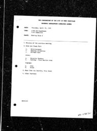 1991-04-18 - City of Port Coquitlam - Economic Development Committee - Agenda and Minutes
