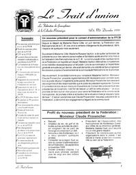   LE TRAIT D'UNION, 1999   , page 1