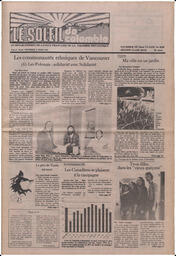 Le Soleil de Colombie, March 11, 1983, page 1