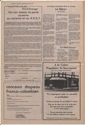 Le Soleil de Colombie, November 7, 1980, page 4