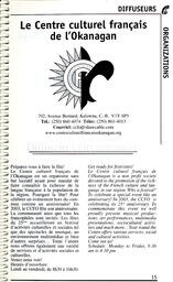   RÉPERTOIRE DES RESSOURCES CULTURELLES, 2002-2004   , page 19