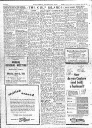 Saanich Peninsula And Gulf Islands Review Wed, March 28, 1951 (Page 6)