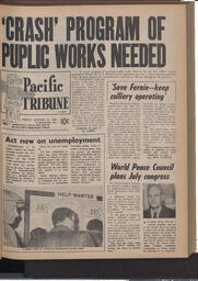   The Pacific Tribune - Friday, January 31, 1958   , page 1