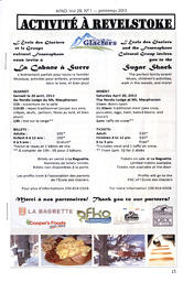   LA VOIX DES KOOTENAYS, 2013   , page 15