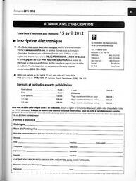   ANNUAIRE - FFCB, 2011   , page 103