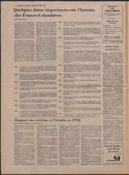 Le Soleil de Colombie, March 11, 1977, page 6