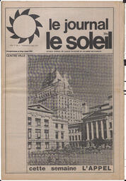 Le Soleil de Vancouver, May 5, 1972, page 1