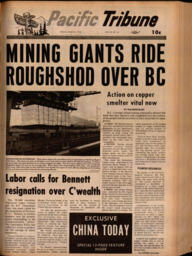   The Pacific Tribune - Friday, March 21, 1969   , page 1