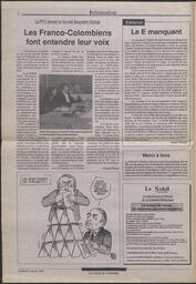 Le Soleil de Colombie, January 31, 1992, page 2