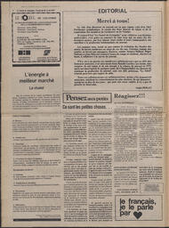 Le Soleil de Colombie, April 28, 1978, page 2