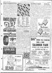 Saanich Peninsula And Gulf Islands Review Wed, August 13, 1952 (Page 7)